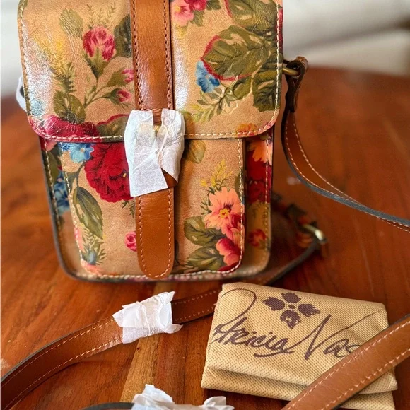 Patricia Nash | Bags | Patricia Nash Brown And Red Crossbody  display picture 1